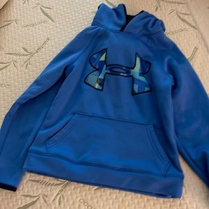 Blue under armor hoodie